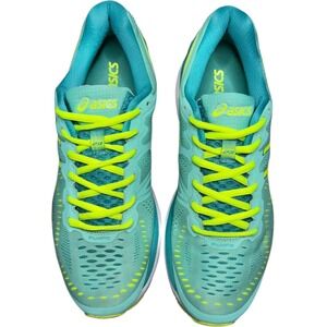 ASICS Gel Kayano 23 Women's 10 Teal Neon Running Shoes Athletic Sneakers